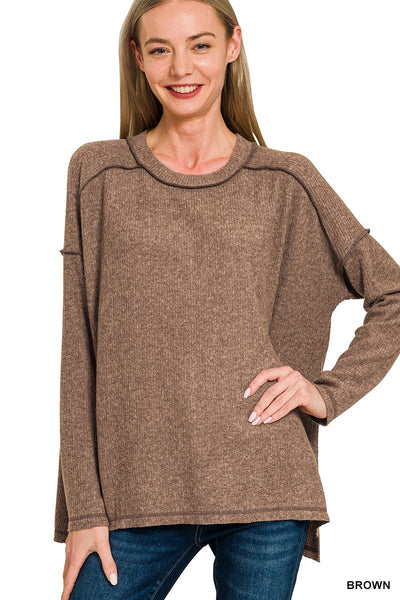Linnie Brown Hacci Top