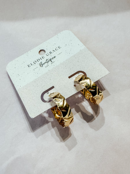 Anne Gold Hoops