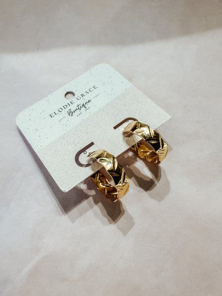Anne Gold Hoops