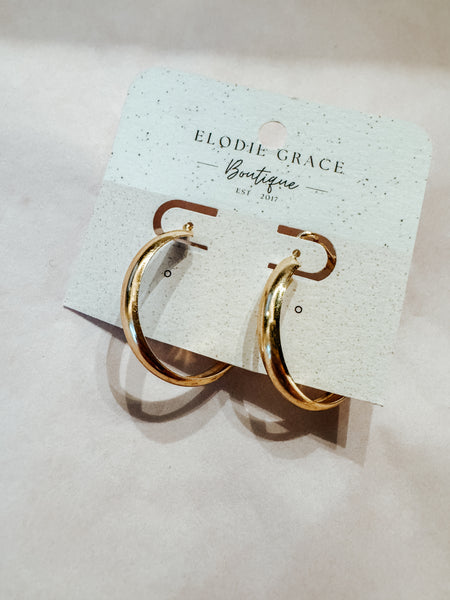 Abigail Gold Hoops
