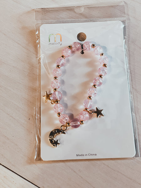 Moon & Star Beaded Bracelet