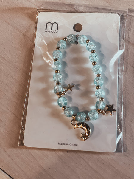 Moon & Star Beaded Bracelet