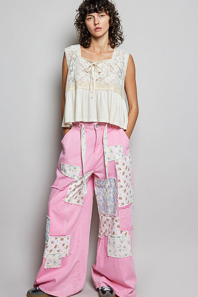 Clara Cream Lace Textured Top