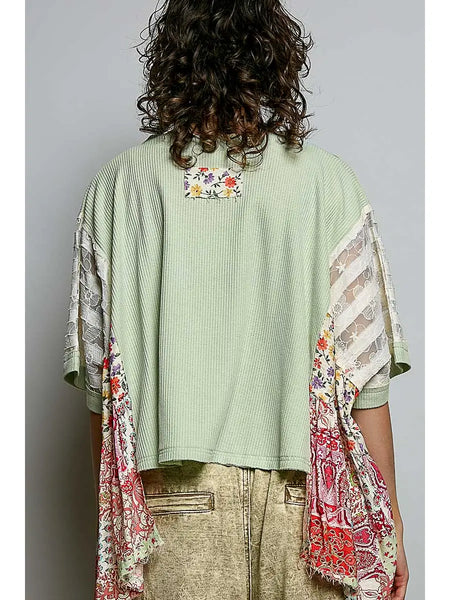 Aurora Embroidered Floral Boho Top