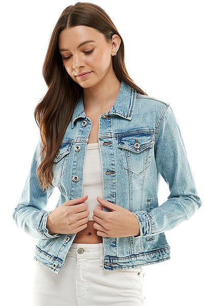 Arlet Light Wash Denim Jacket