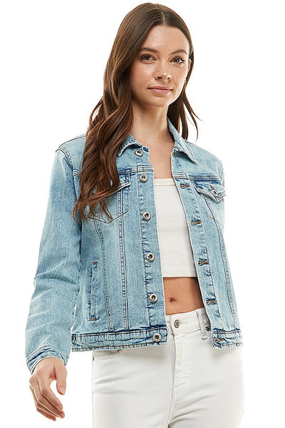Arlet Light Wash Denim Jacket