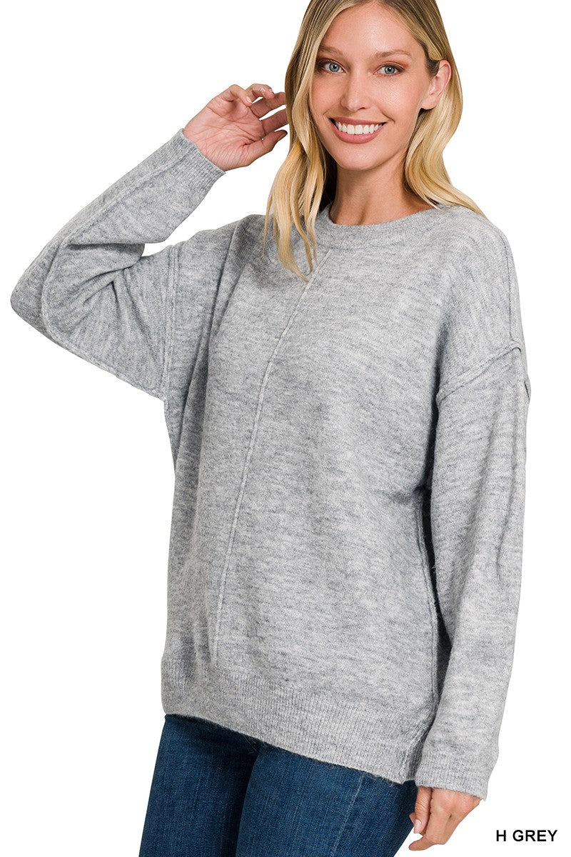 Heather Grey Charlie Sweater