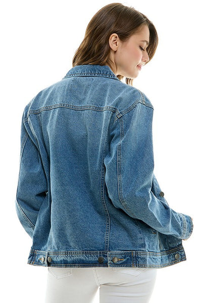 Addyson Medium Wash Denim Jacket