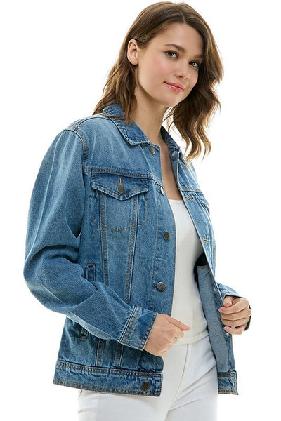 Addyson Medium Wash Denim Jacket