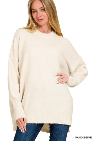 Sand Beige Sophia Knit Sweater