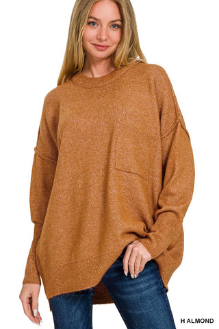 Almond Sophia Knit Sweater