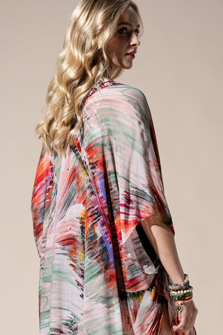 Artsy Brushstroke Kimono