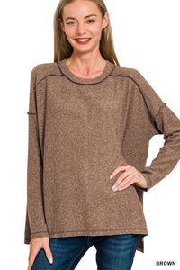 Linnie Brown Hacci Top
