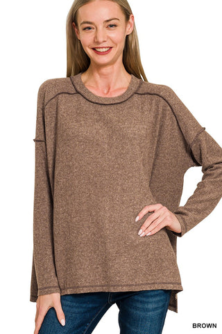 Linnie Brown Hacci Top
