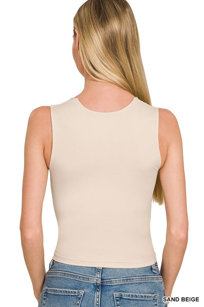 Ava Tank -Sand Beige