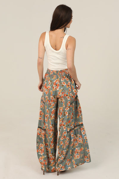 Watercress Floral Boho Pants