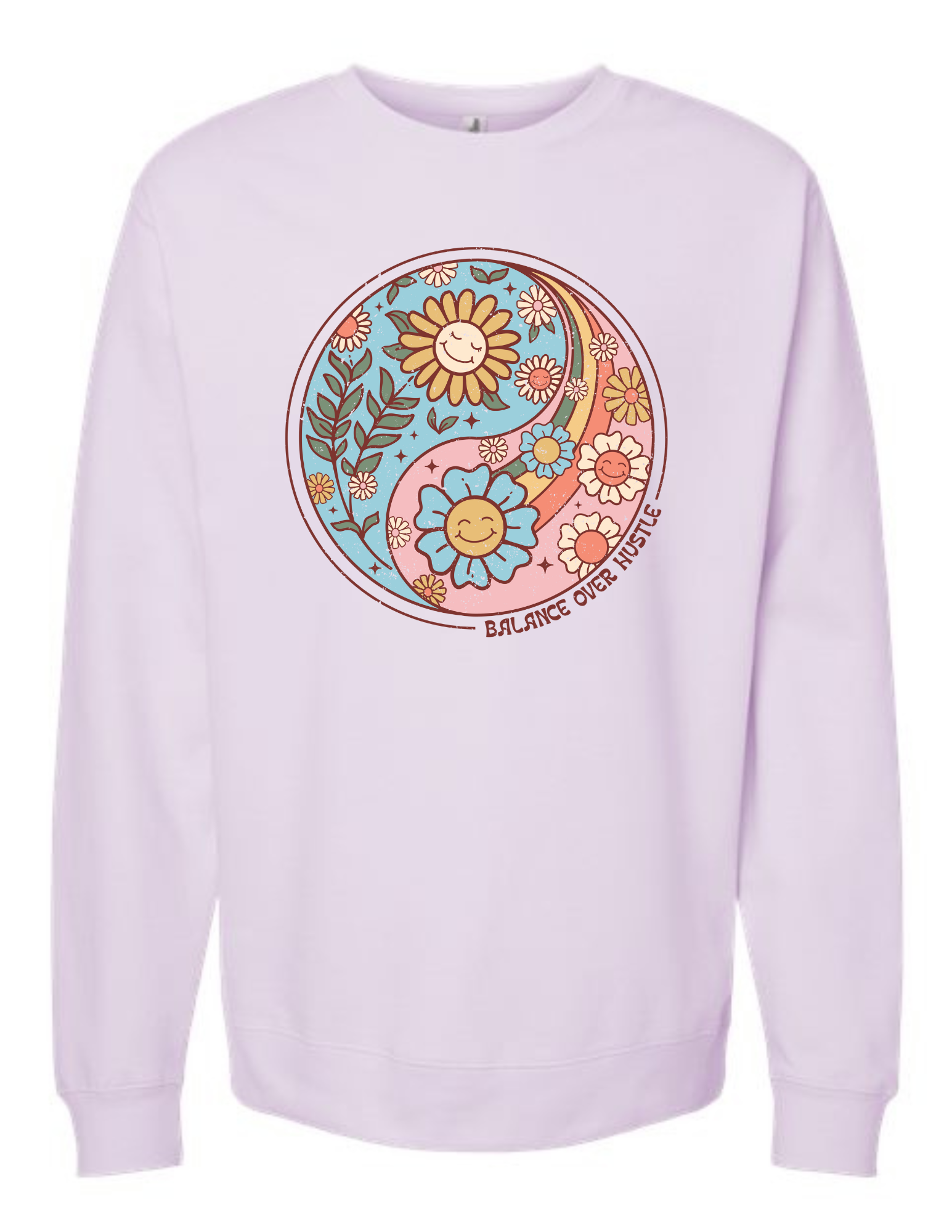 Lavender Ying Yang Sweatshirt