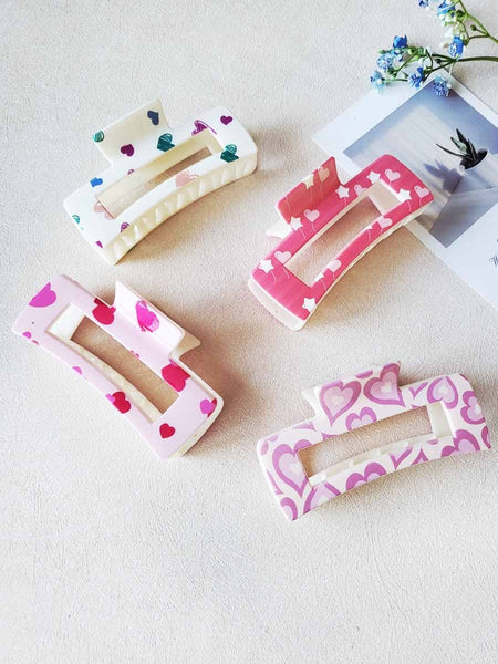 Valentine Design Hair Claw