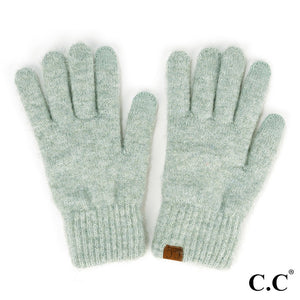 Heather Mint C.C. Smart Touch Gloves