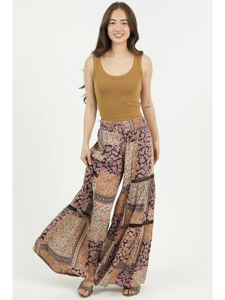 Lea Multiprint Boho Pants