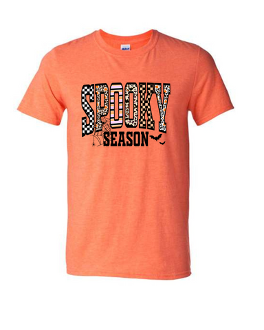 Heather Orange Spooky Season Tee
