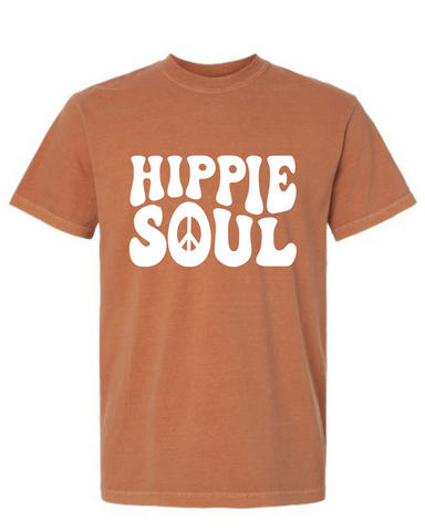 Rust & White Hippie Soul Tee
