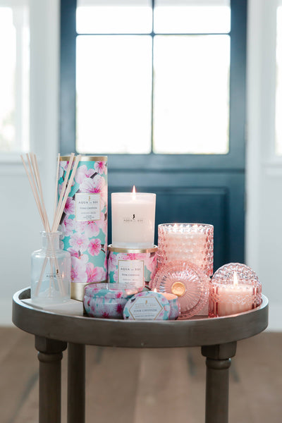 Pink Chiffon 9oz Aqua De SOi Tin Candle