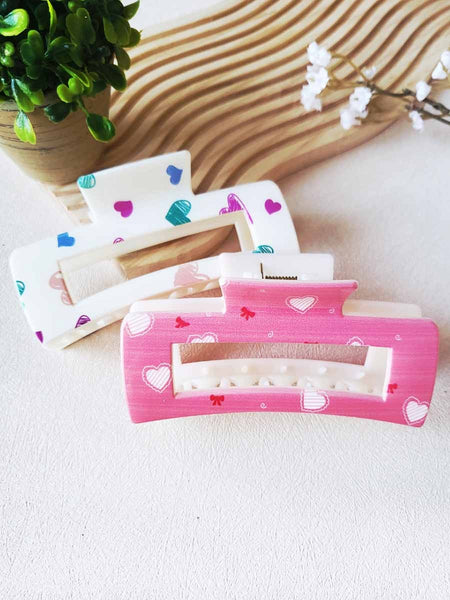 Valentine Design Hair Claw