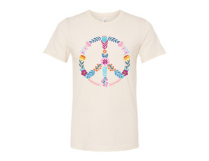 Floral Peace Tee