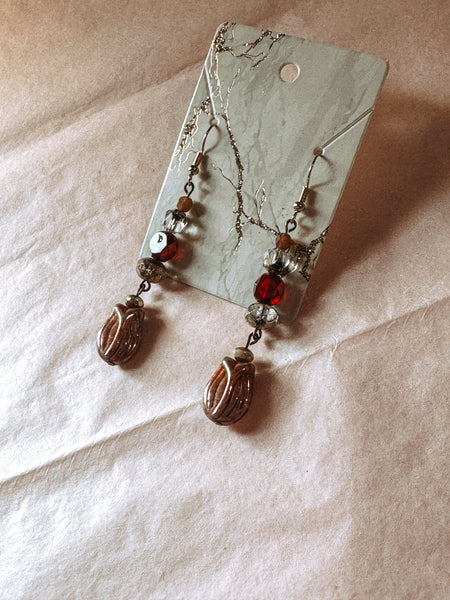 Earthy Tulip Boho Earrings
