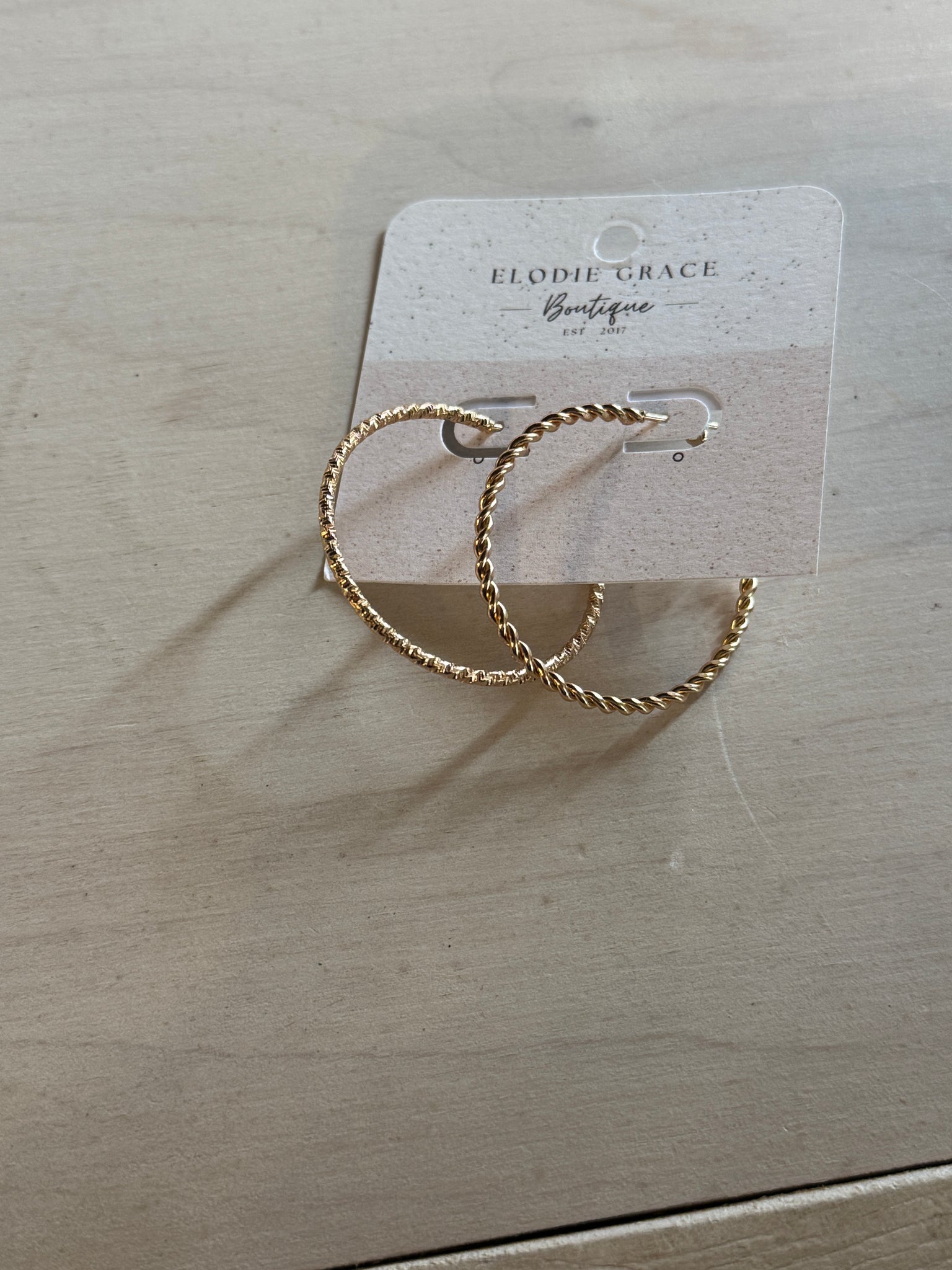 Eleanor Gold Hoops