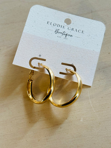 Lorietta Gold Hoops