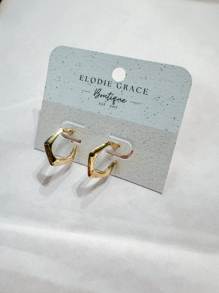 Melanie Gold Hoops
