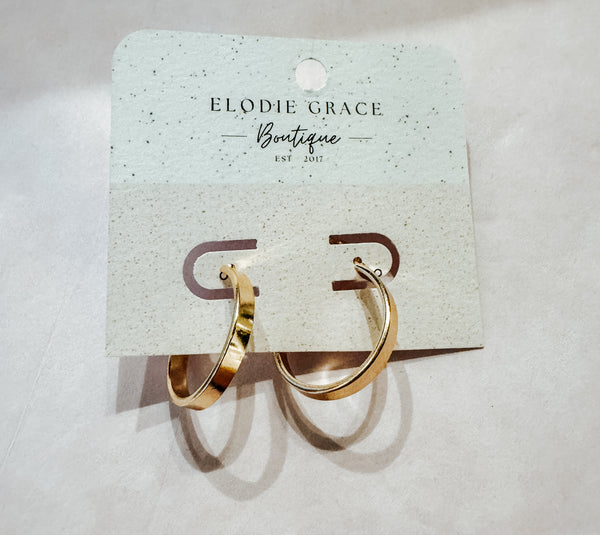 Agnes Gold Hoops