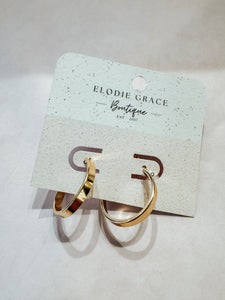 Agnes Gold Hoops