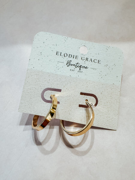 Agnes Gold Hoops