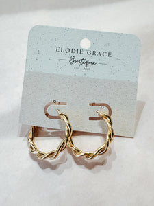 Adeline Gold Hoops