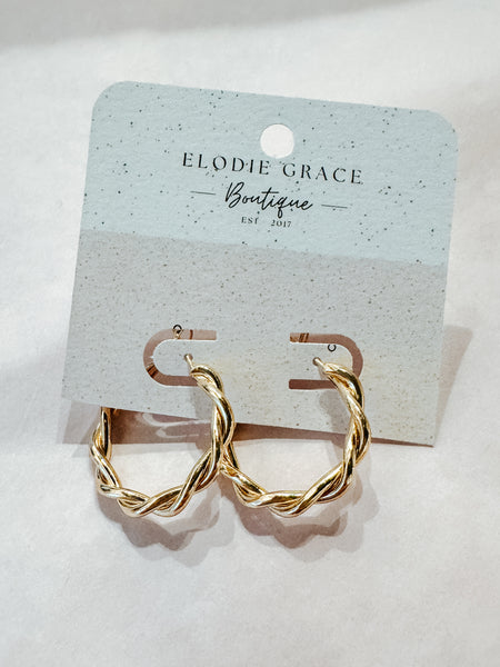 Adeline Gold Hoops