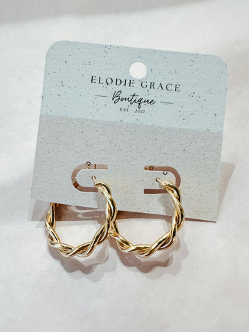Adeline Gold Hoops