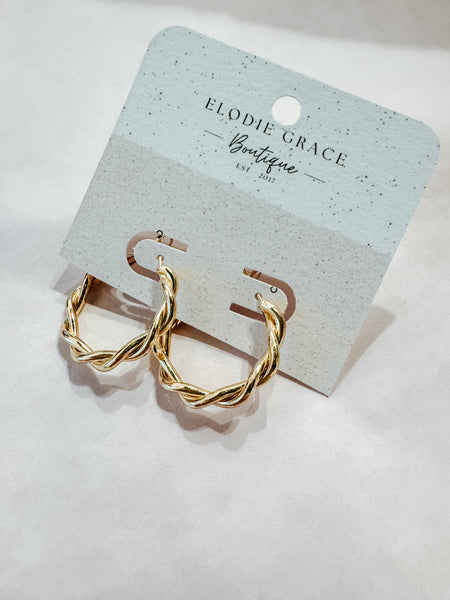 Adeline Gold Hoops