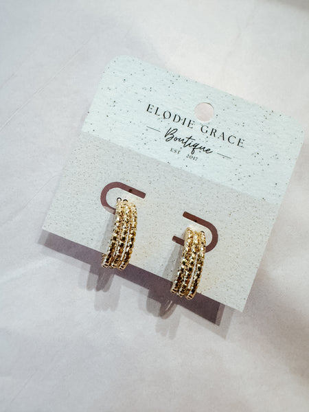 Olivia Gold Hoops