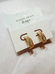 Olivia Gold Hoops