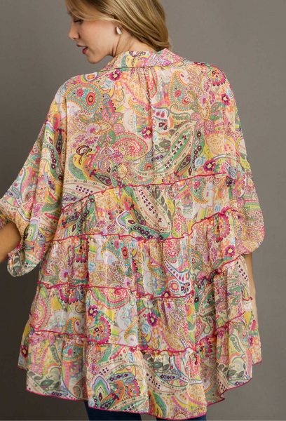 Honey Mix Paisley Tunic Dress