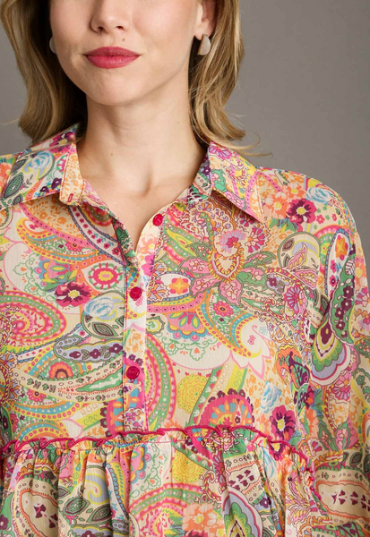 Honey Mix Paisley Tunic Dress