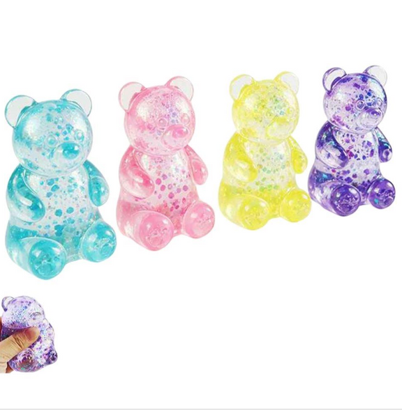 Glitter Bear Squishy Fidget Toy