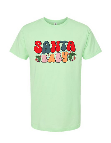 Retro Santa Baby Tee