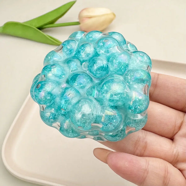 Blue Chrunchy Pop Bead Squishy