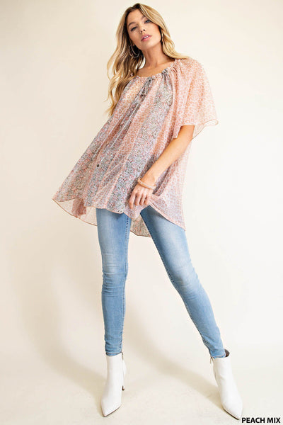 Raelie Multipattern Tunic