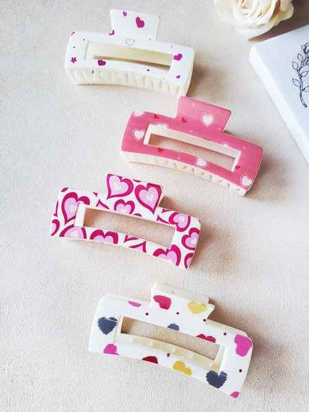 Valentine Design Hair Claw