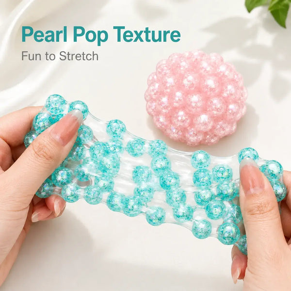 Blue Chrunchy Pop Bead Squishy